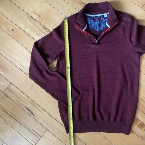 ROBERT Graham 1/4 Zip Long Sleeve Sweatshirt - Picture 9 of 10